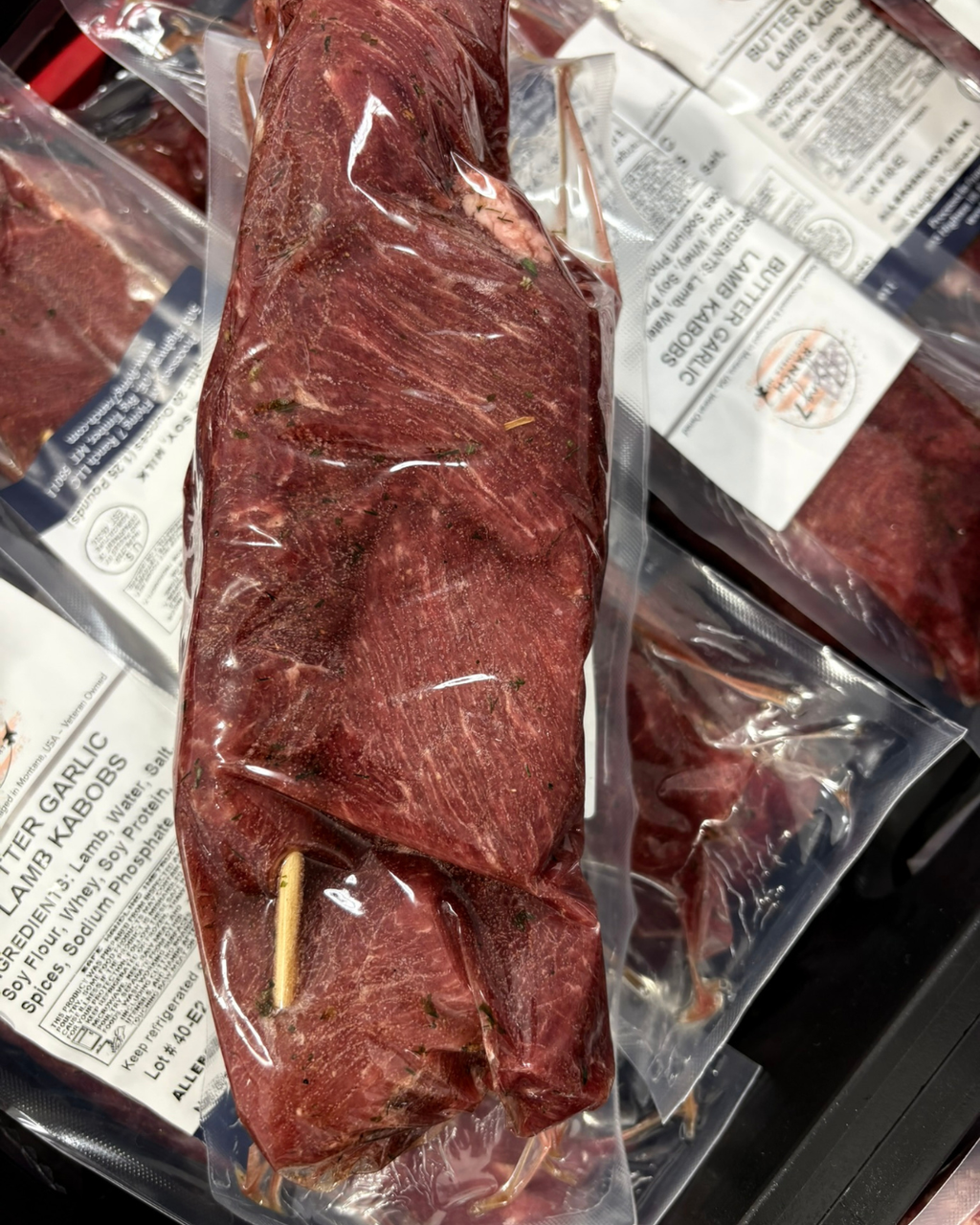 Lamb Butter Garlic Kabobs (4/pkg)