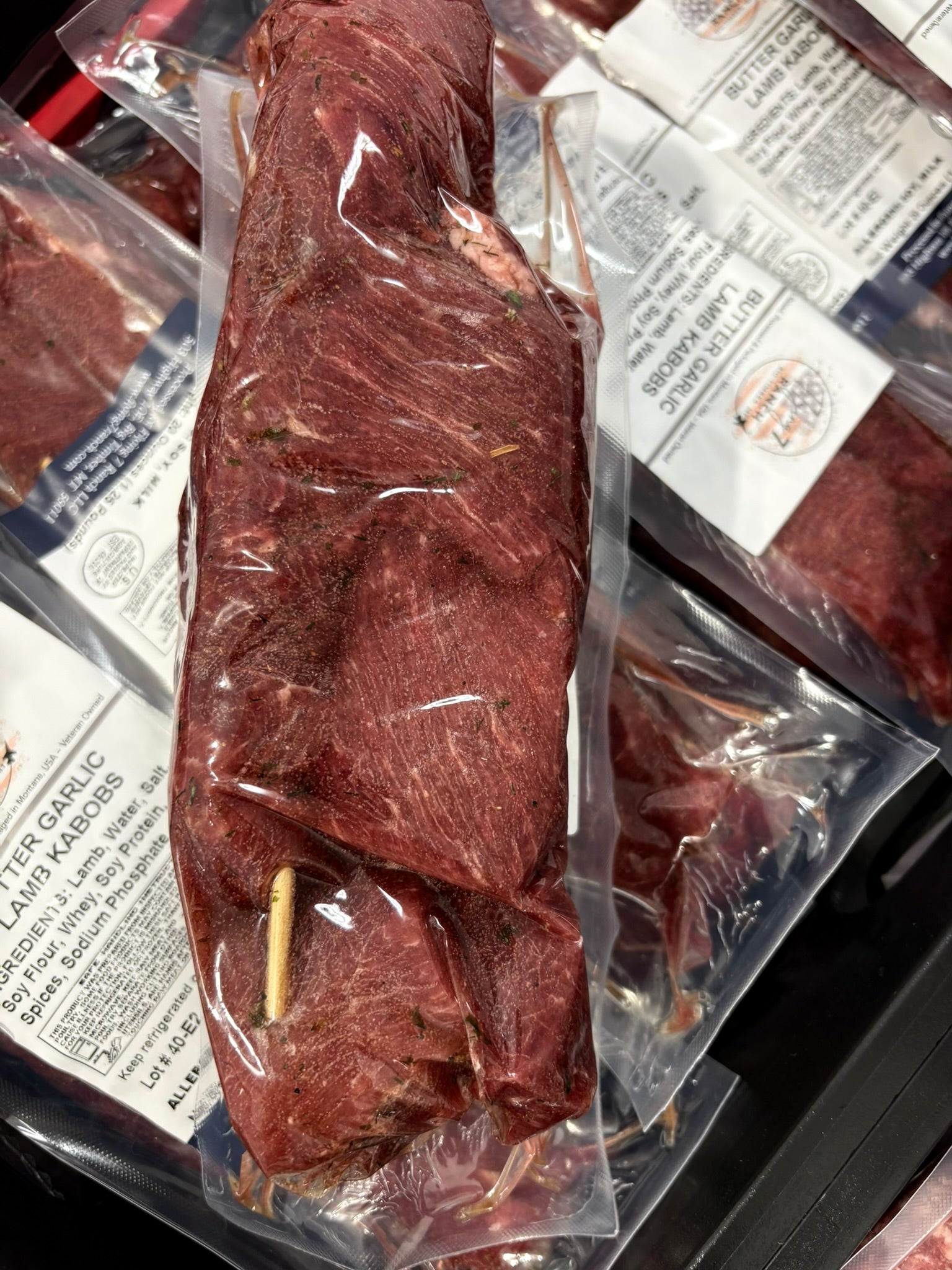 Lamb Butter Garlic Kabobs (4/pkg)