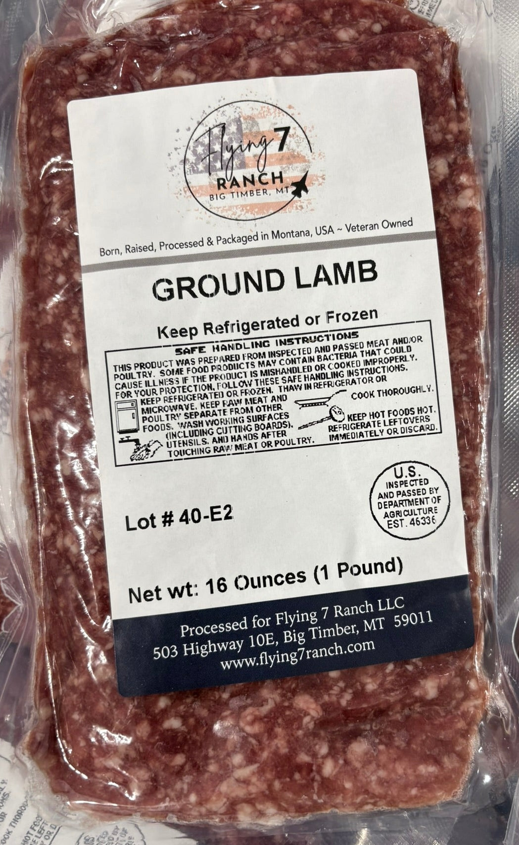 ground lamb